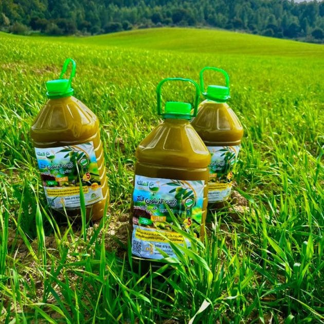 زيت الزيتون البكر معصور على البارد 120 للتر